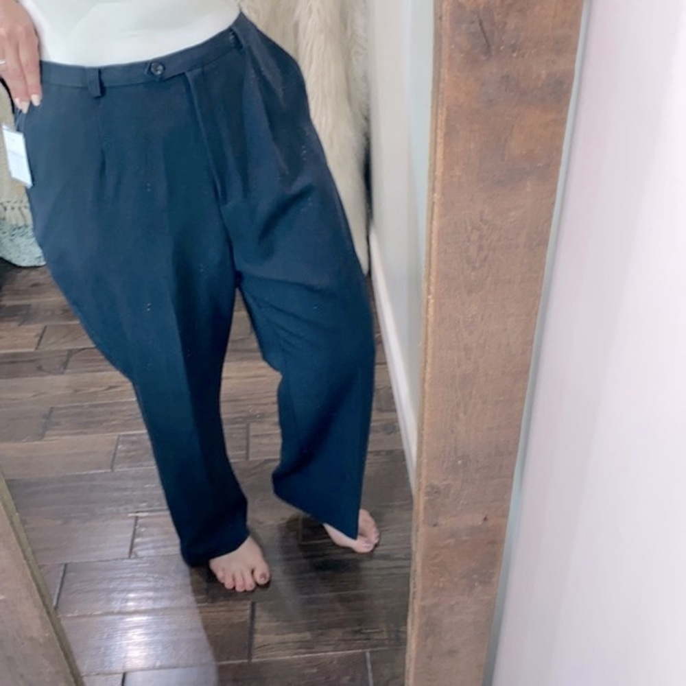 Vintage Sag Harbor black dress pants size 18 new with tags